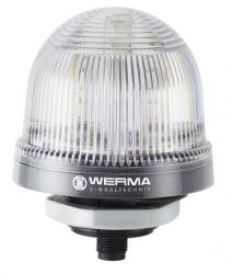 WERMA 816 Series 816.480.55 Mini LED Installation Beacon Light - PG29 dia. 37mm, 24V DC Permanent, Multicolour Colour