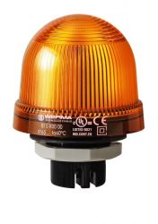 WERMA 817 Series 817.300.54 Mini Installation Beacon Light - PG29 dia. 37mm, 12V DC Flashing Yellow Colour 
