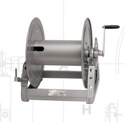 Hannay Reels C1520-17-18 Manual Hand Crank Rewind Storage Reels for Cable, Hose, Rope & Wire