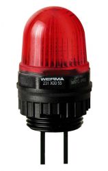 WERMA 231 Series 231.100.54 Micro LED Installation Beacon Light - 12V DC Red Colour