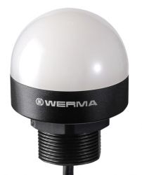 WERMA 240 Series 240.110.50 Mini LED Installation Beacon Light - Multicolour (RGB), Cable