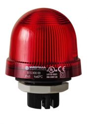 WERMA 816 Series 816.100.67 Mini LED Installation Beacon Light - PG29 dia. 37mm, 115V AC, Red Colour