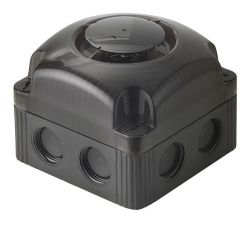 WERMA 153 Series 153.000.54 Square Shaped (Add-on for Series 853 Square Beacons Light) 8 Tone Sounder - 12V DC 