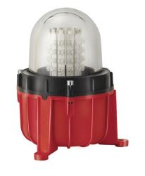 WERMA 281 Series 281.480.68 Obstruction Beacon Light - Low Intensity LED, 230V AC(With Moniting Function)