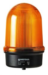 WERMA 838 Series 838.300.55 Maxi Beacon Light - 24V DC, Xenon Double Flash, Yellow Colour 