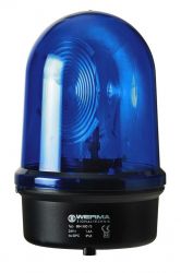 WERMA 884 Series 884.500.75 Maxi Beacon Light - 24V AC/DC, Revolving Signal Light, Blue Colour 