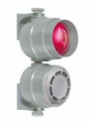 WERMA 190 Series 190.000.55 Add-on Sounder for 890 Beacon Light / Traffic Light - 10-30V DC, Multi-Tone 