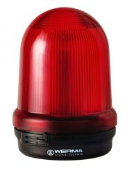 WERMA 829 Series 829.170.55 Monitored LED Permanent Beacon Light - 24V DC, Red Colour 