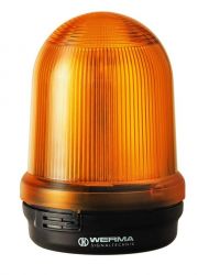 WERMA 829 Series 829.370.55 Monitored LED Permanent Beacon Light - 24V DC, Yellow Colour 