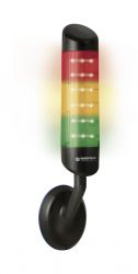 WERMA CleanSIGN 695.300.55 Pre-assembled Signal Tower Light C/W Red/Yellow/Green SMD technology (Wall Mounting)