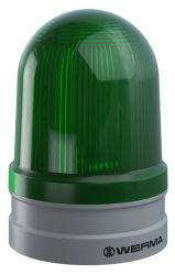 WERMA EvoSIGNAL Maxi 262.210.70 Beacon Light - Twin Light, Green Colour (Additional Mounting Adapter Needed)