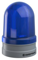 WERMA EvoSIGNAL Maxi 262.510.70 Beacon Light - Twin Light, Blue Colour (Additional Mounting Adapter Needed)
