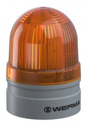 WERMA EvoSIGNAL Mini 260.310.60 Beacon Light - Permanent / Blinking, Yellow Colour (Additional Mounting Adapter Needed)