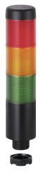 WERMA Kompakt 37 698.110.74 Pre-assembled Signal Tower Light C/W 3 Tier Green/Yellow/Red Light 12V AC/DC (Cable Connection)