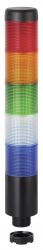 WERMA Kompakt 37 698.160.75 Pre-assembled Signal Tower Light C/W 5 Tier Blue/Clear/Green/Yellow/Red Light 24V AC/DC (Cable Connection)