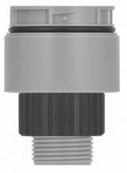 WERMA KombiSIGN 40 630.720.00 Modular Signal Tower Light - Design Look, Adapter For Single Hole Mounting 