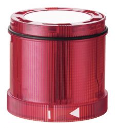 WERMA KombiSIGN 72 647.120.55 Modular Signal Tower Light - Classic Look 24V DC Red Colour Twin Flash Elements 