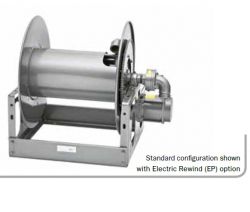 HANNAY REELS EP7526-33-34 Electric Motor Rewind Suction or Discharge Hose Reels To Handle 1-1/4