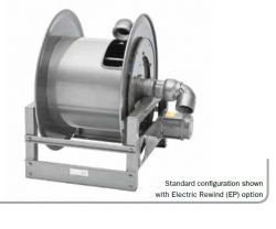 HANNAY REELS EP9338-39-40 Electric Motor Driven Suction & Discharge Hose Reels To Handle 2-1/2