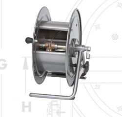 Hannay Reels GCR 10-17-19 Utility Grounding Manual Hand Crank Rewind Cable Reels
