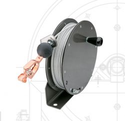Hannay Reels MGR75-0 Static Grounding Manually Hand Crank Rewind Cable Reels (Supplied without Cable & Clamp)