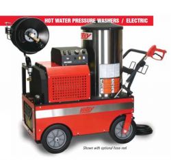 HOTSY 843 Hot Water Pressure Washer, Electric Driven, Oil-Fired, 2000 PSI, 4 GPM