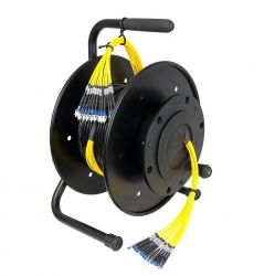 Hannay Reels AVF-14 Portable Hand Carry Reels For Tactical and Hybrid Fiber Cable Assembly