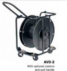 Hannay Reels AVD-2 Portable & Stackable Reels With Slotted Divider Disc Within The Reel Spool For Audio & Video Applications