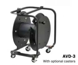 Hannay Reels AVD-3 Portable & Stackable Reels With Slotted Divider Disc Within The Reel Spool For Audio & Video Applications